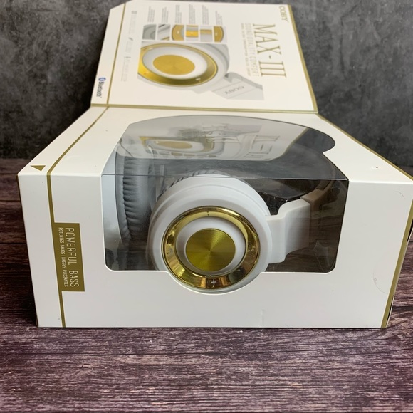 Coby ~ Max-III Wireless Folding Stereo Headphones - Picture 5 of 8